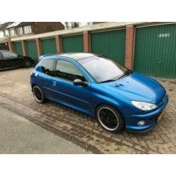 Peugeot 206 2.0 16V 130KW RC 3D 2003 Blauw