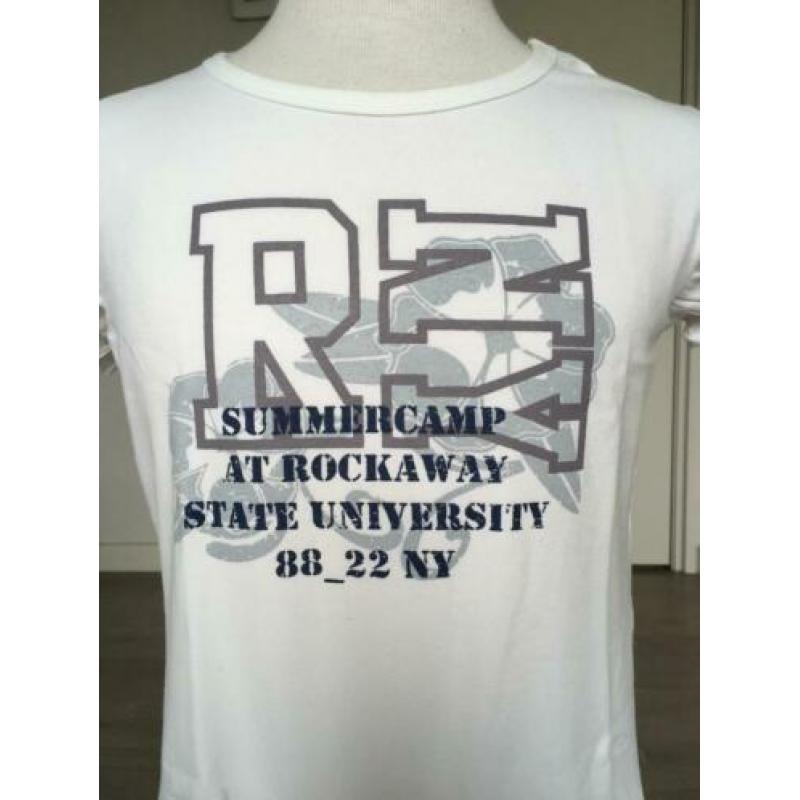 HOOKIPA shirt + stretch wit mt 158 / 164 netjes D5