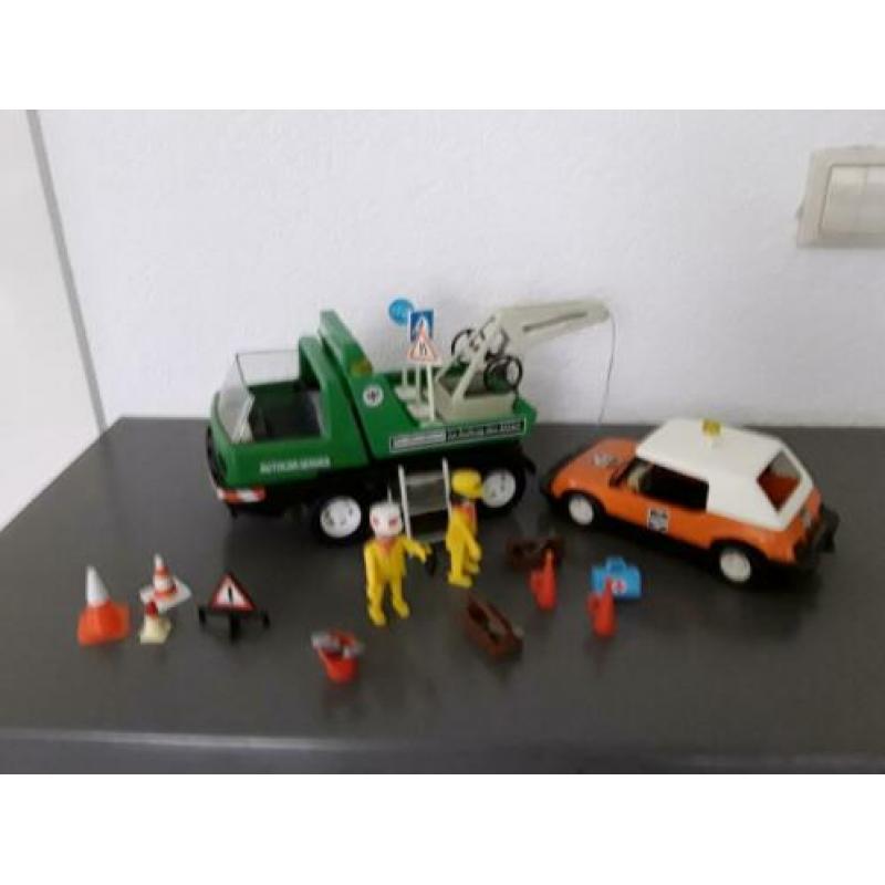 Playmobil vintage 3473 takelwagen met cabrio