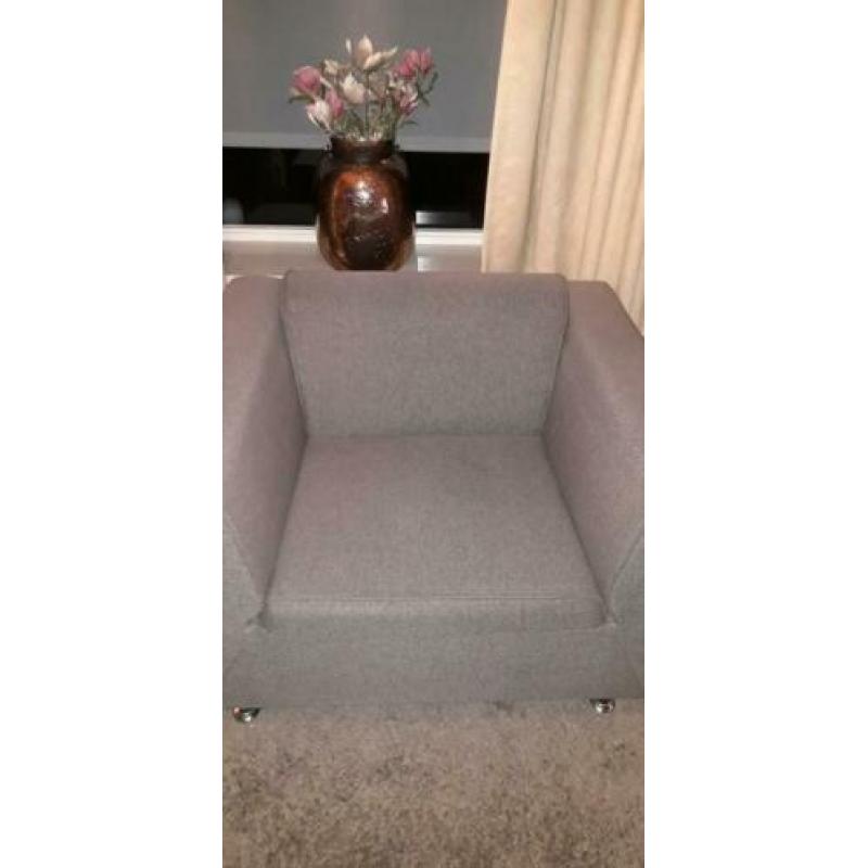 Fauteuil taupe