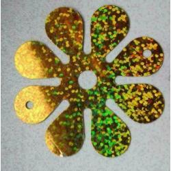 grote zak gekleurde metallic bloemen voor scrapbook