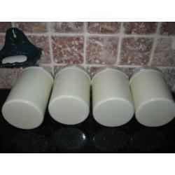 creme, beschuit koffie thee suikerbussen