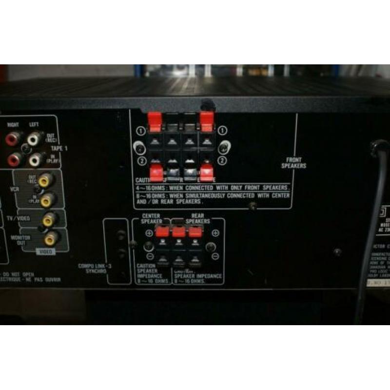 jvc reciever rx 616 r inclusief 2.1 speakers evt sony speake