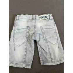 Vingino Curt korte broek grijs 110, draagmaat 116 -122