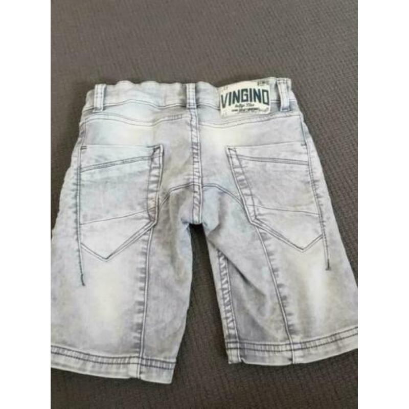 Vingino Curt korte broek grijs 110, draagmaat 116 -122