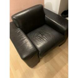 Mooie leren fauteuil