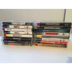 Playstation 3 met 3 controleurs en spellen