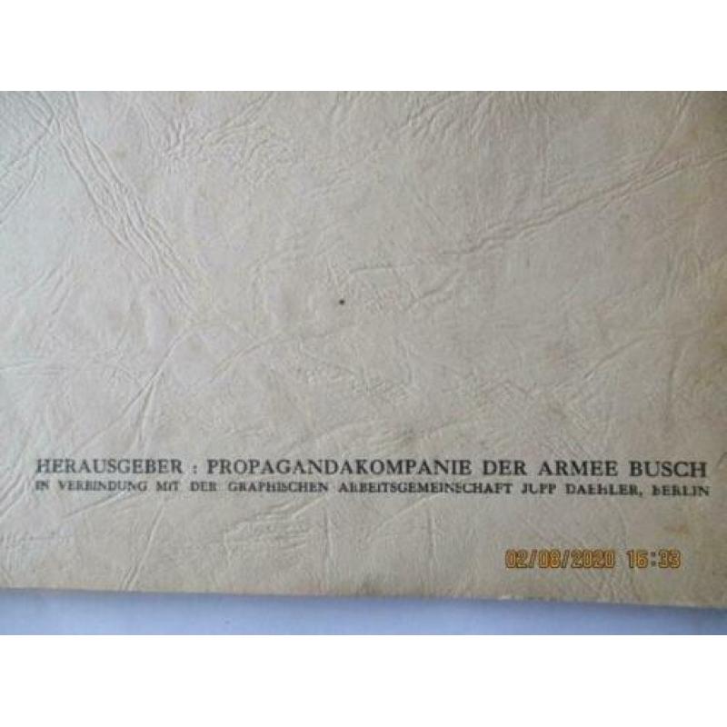 D-161 Maler und Zeichner schauen den Krieg, map met platen