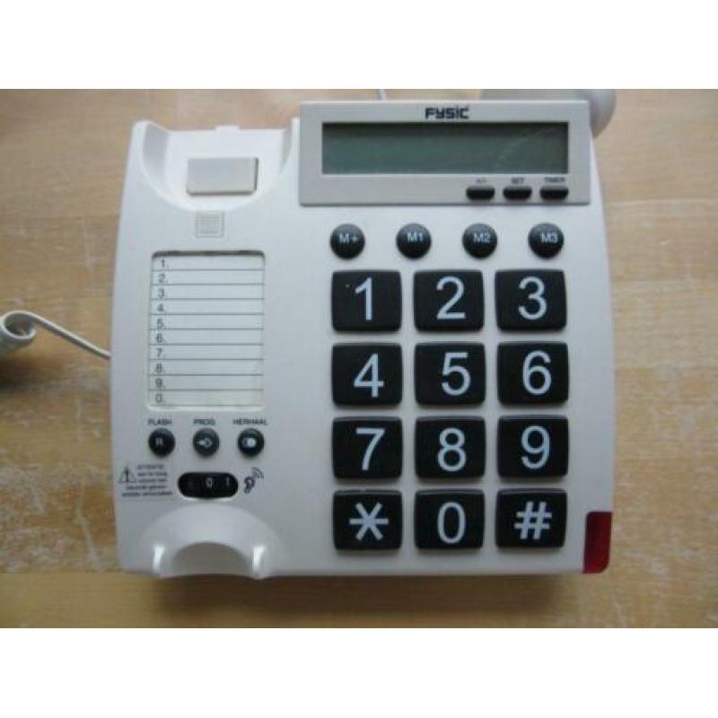 Fysic FX-3350 Big Button gehoortelefoon & seniorentelefoon