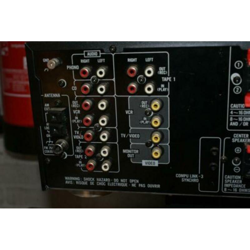 jvc reciever rx 616 r inclusief 2.1 speakers evt sony speake