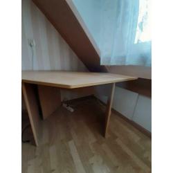 grenen fineer bureau en hoekbureau