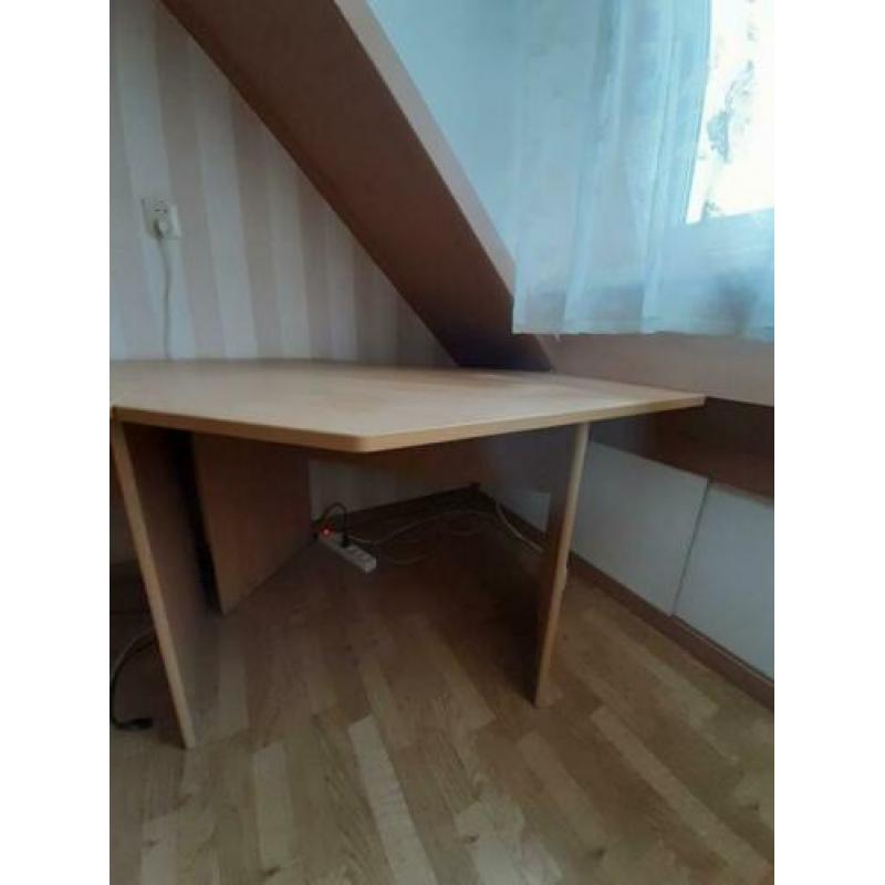 grenen fineer bureau en hoekbureau