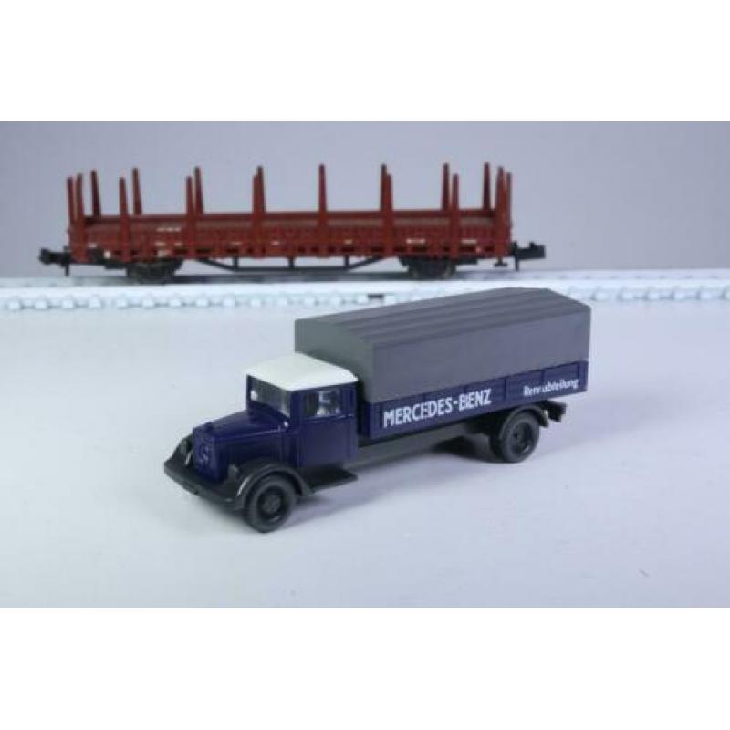 Goederenwagon type Kbs met Mb LO 2750, DB
