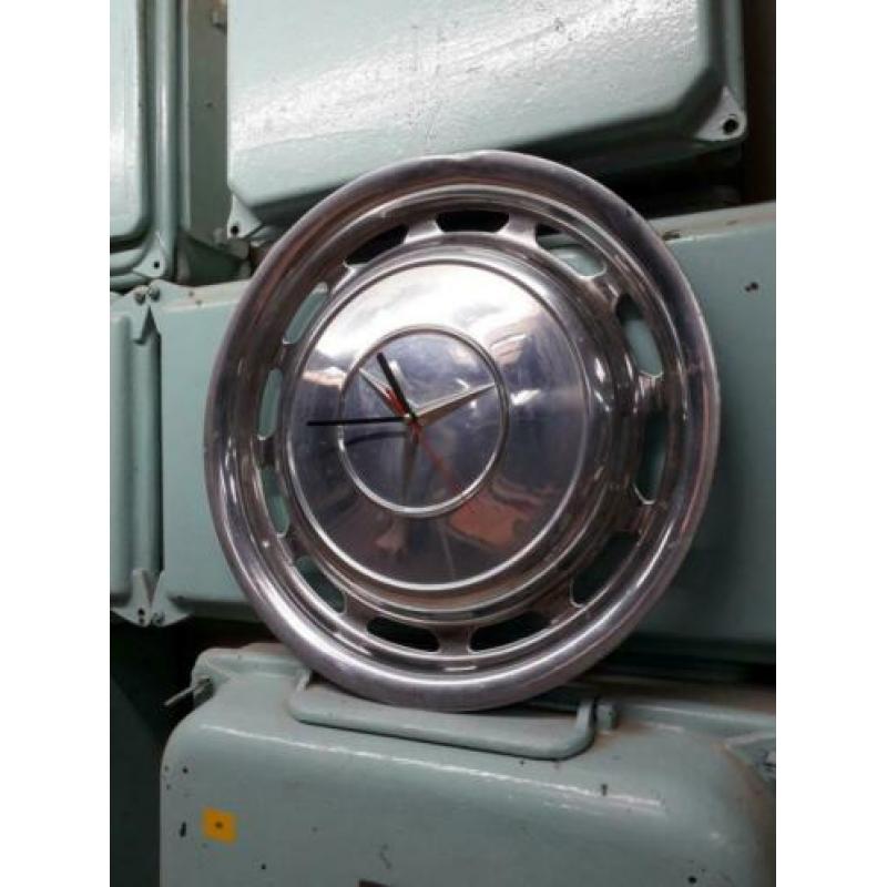 Wandklok Mercedes benz oldtimer sierdop chroom