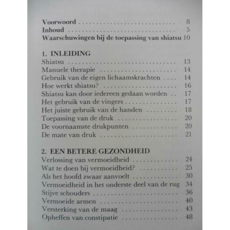 Shiatsu - Tokujiro Namikoshi Japanse drukpunt-therapie