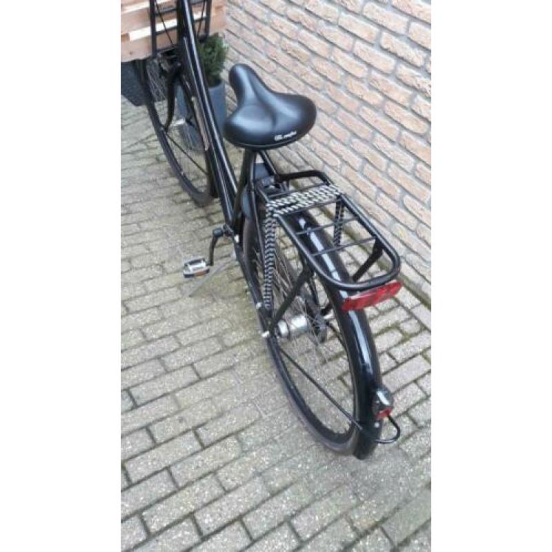 Zwarte meisjesfiets Popal 28 inch
