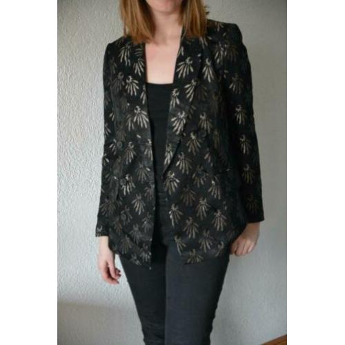 Colbert zwart / goud H&M maat 38 - nieuw!