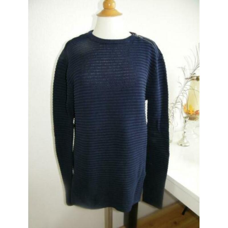 Heren Trui Donkerblauw Maat L