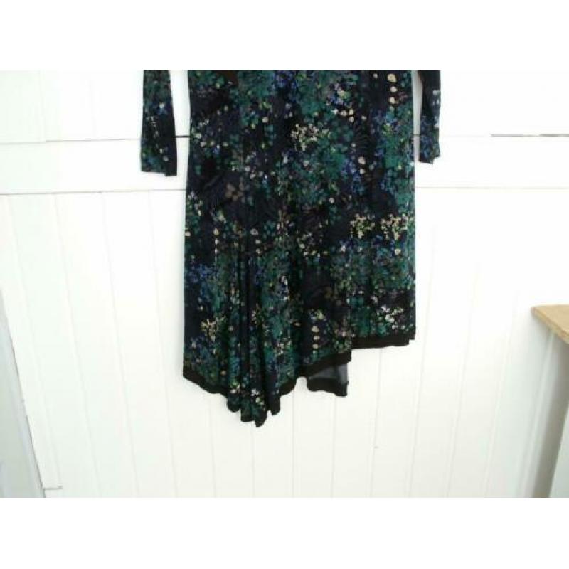 Mooie jurk Bagoes met velours flockprint 2 - 44 nieuw! (2x)