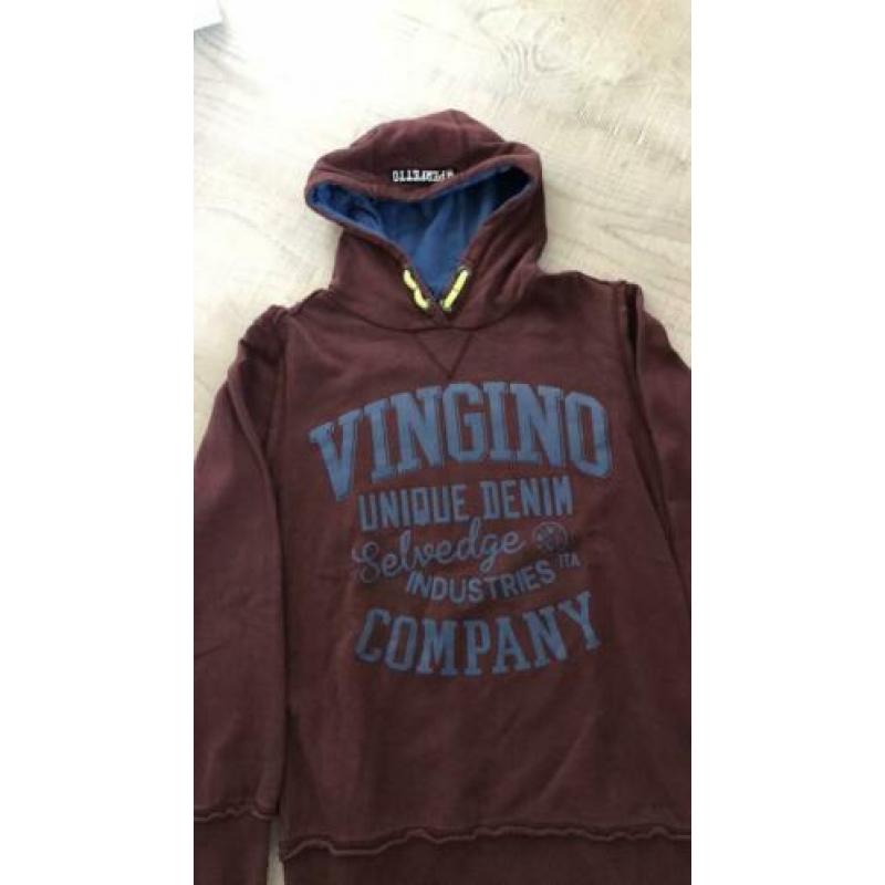 Als NIEUW: STOERE hoodie van VINGINO mt 12-152