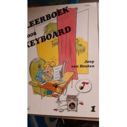 Leerboek voor keyboard deel 1 en 2 van Joop van Houten