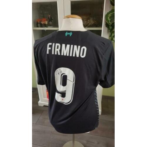 Firmino handgesigneerd shirt Liverpool!