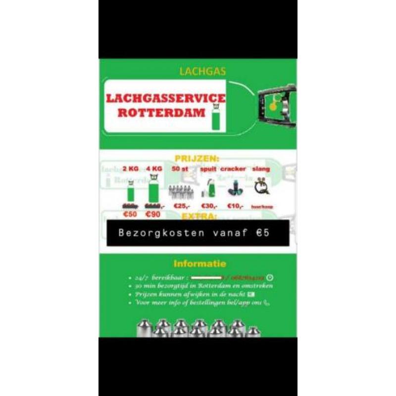 Lachgas tank spuit demper slagroompatronen en meer Rotterdam