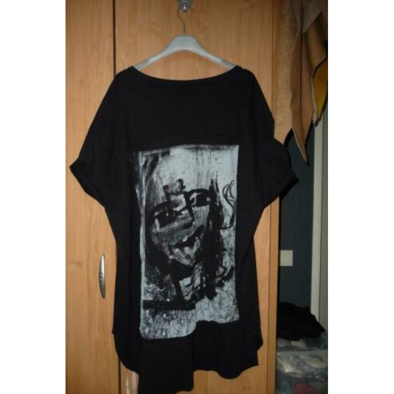 Black by K&M aparte wijde trui katoen