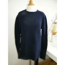 Heren Trui Donkerblauw Maat L