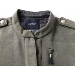 Maison Scotch bomber vest groen maat XS
