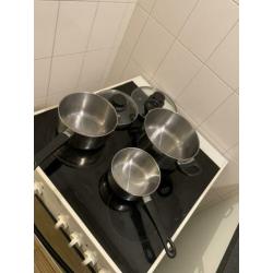 3 delig pannenset