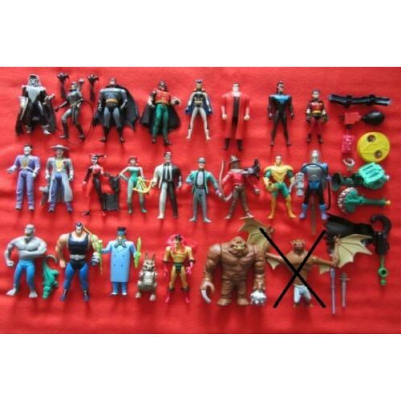 Figuur Batman Animated Phantasm, Mad Hatter, Creeper