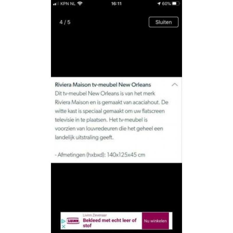 Rivièra Maison tv kast
