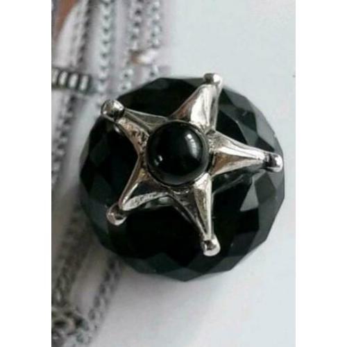 Ster Van Zuiverheid *Zwarte Onyx* Edelsteen Van Trollbeads