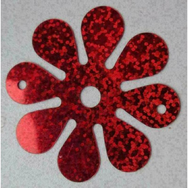grote zak gekleurde metallic bloemen voor scrapbook