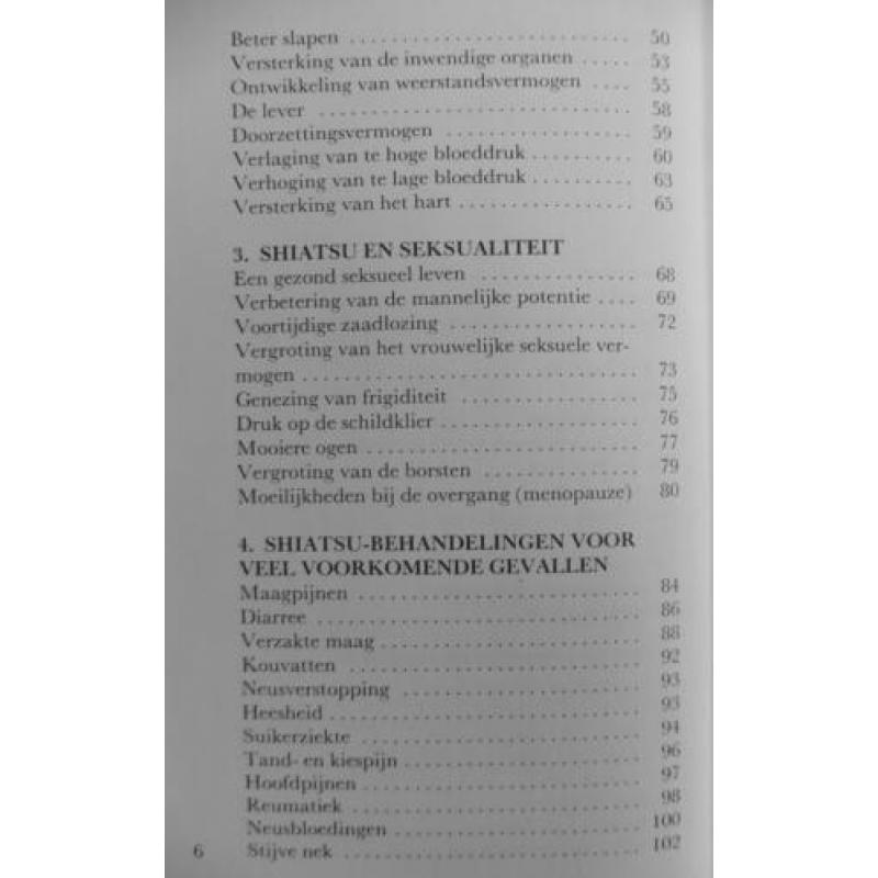 Shiatsu - Tokujiro Namikoshi Japanse drukpunt-therapie