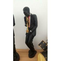 Grote jazz beelden set .. (porselein)