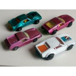 Matchbox Lotus AMX Maserati de Tomaso licht bespeeld