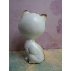 Mooi Vintage Kat Poes Beeldje !