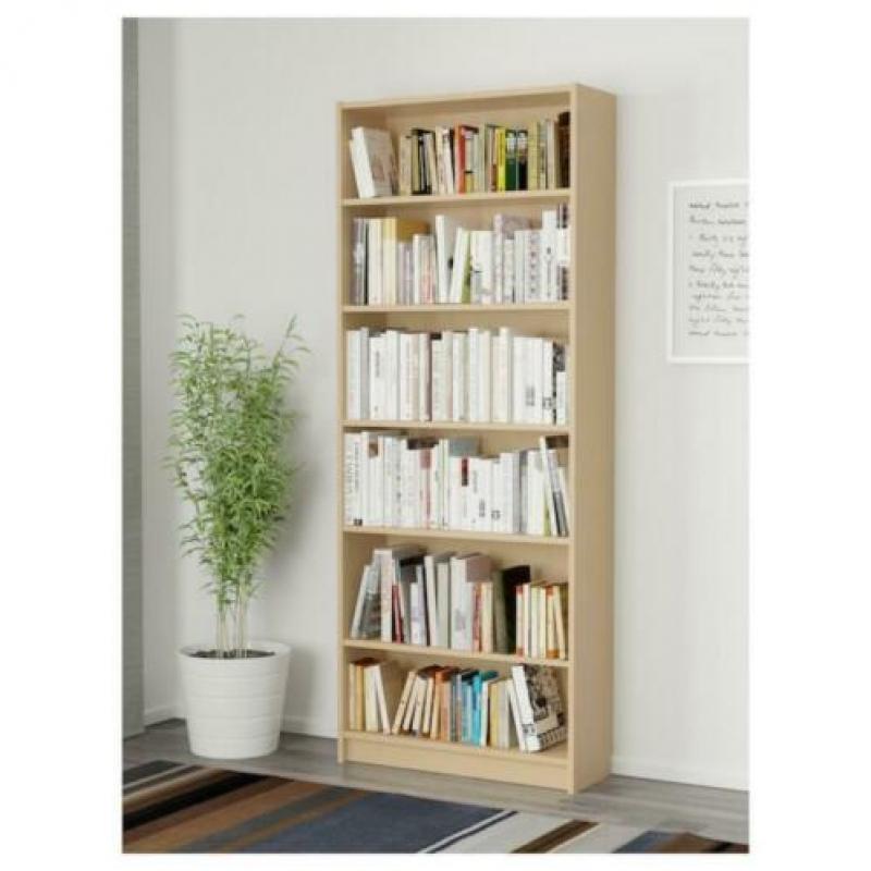Billy Ikea houten boekenkast (2 kasten)