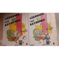 Leerboek voor keyboard deel 1 en 2 van Joop van Houten