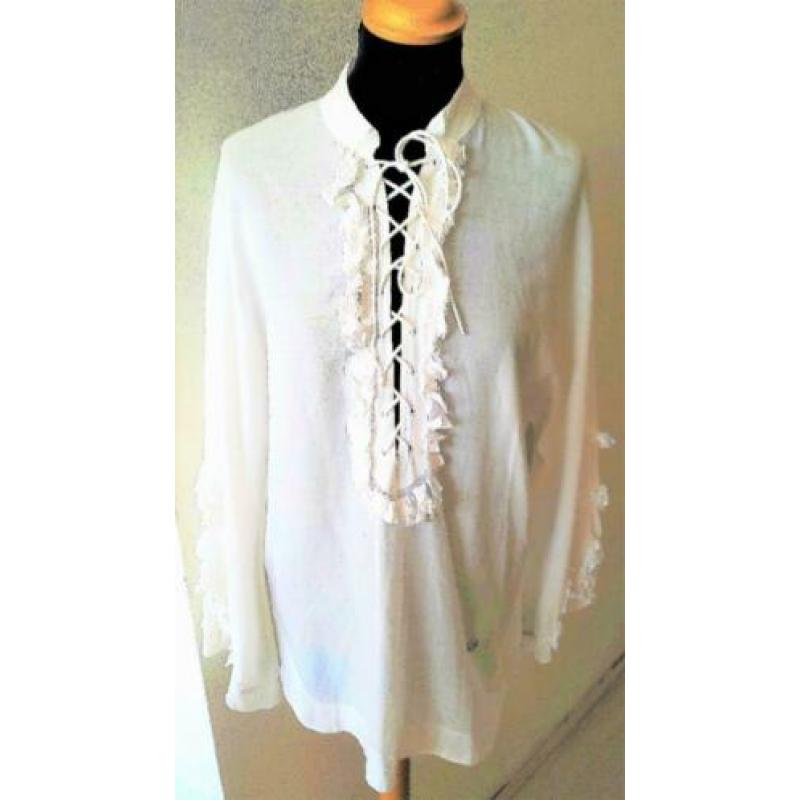 ROBERTO CAVALLI witte zomer tuniek