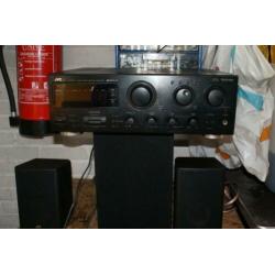 jvc reciever rx 616 r inclusief 2.1 speakers evt sony speake