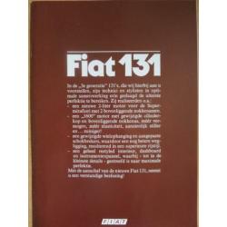folder Fiat 131 met oa Supermirafiori 2000TC