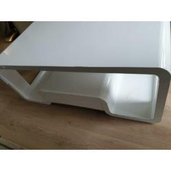 Salontafel hoogglans wit