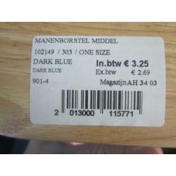 Borstels hoevenkrabbel QHP blauw paars harde borstel
