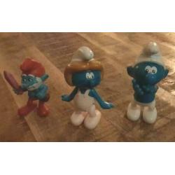 Drie smurfen