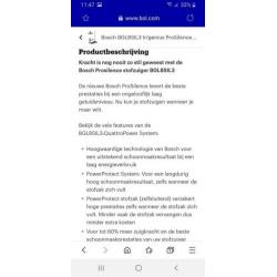 Bosch pro silence stofzuiger!