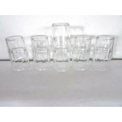 11 drinkglazen, golvende stijl (ophalen Amersfoort)