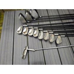 Kanzen heren golfset r.h. met golftrolley
